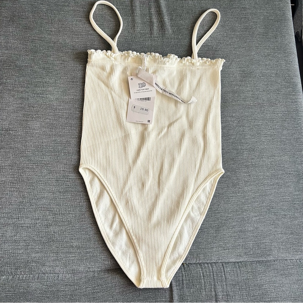 NWT Zara Limitless Contour seamless Bodysuit XS/S